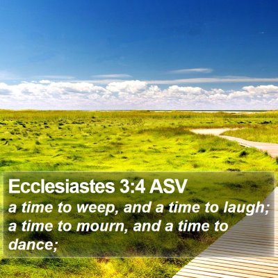 Ecclesiastes 3:4 ASV Bible Verse Image