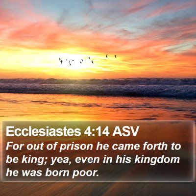Ecclesiastes 4:14 ASV Bible Verse Image