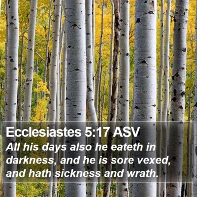 Ecclesiastes 5:17 ASV Bible Verse Image