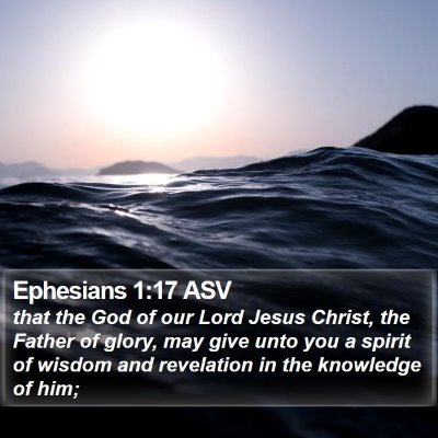 Ephesians 1:17 ASV Bible Verse Image