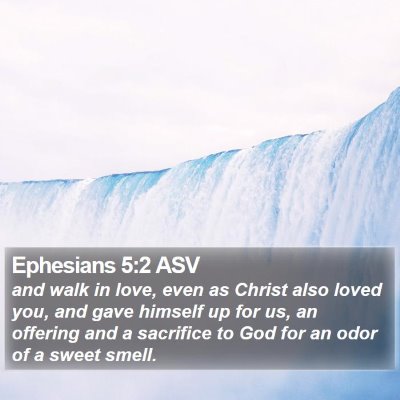 Ephesians 5:2 ASV Bible Verse Image