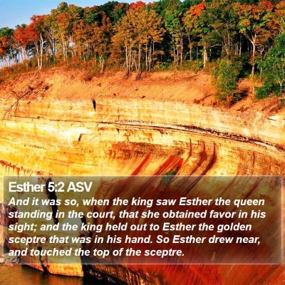 Esther 5:2 ASV Bible Verse Image