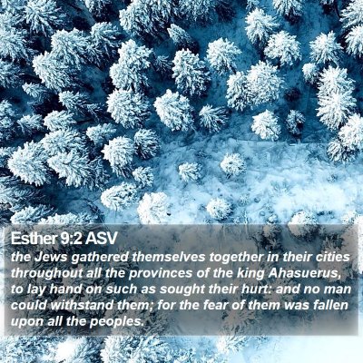 Esther 9:2 ASV Bible Verse Image