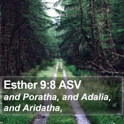 Esther 9:8 ASV Bible Verse Image