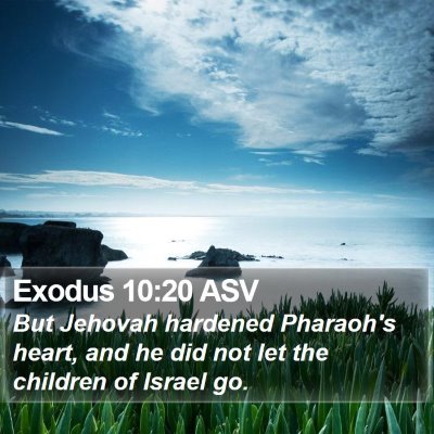 Exodus 10:20 ASV Bible Verse Image