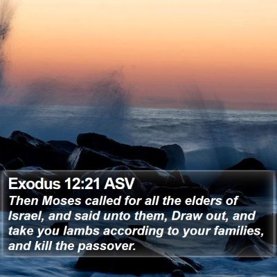 Exodus 12:21 ASV Bible Verse Image