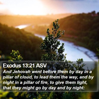 Exodus 13:21 ASV Bible Verse Image