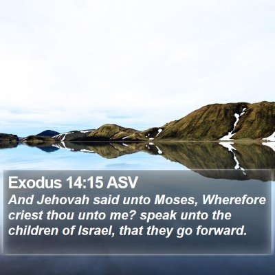Exodus 14:15 ASV Bible Verse Image