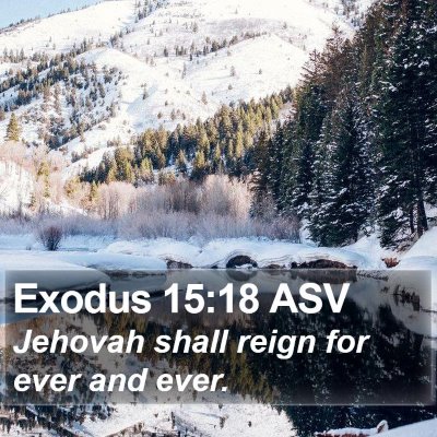 Exodus 15:18 ASV Bible Verse Image