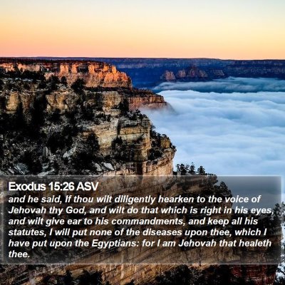 Exodus 15:26 ASV Bible Verse Image