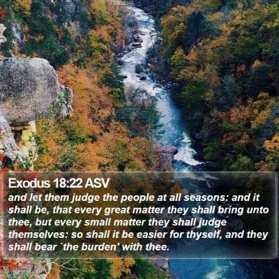 Exodus 18:22 ASV Bible Verse Image