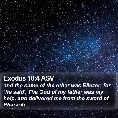 Exodus 18:4 ASV Bible Verse Image