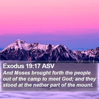 Exodus 19:17 ASV Bible Verse Image