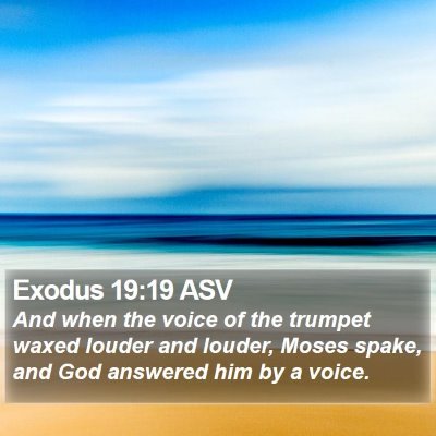 Exodus 19:19 ASV Bible Verse Image