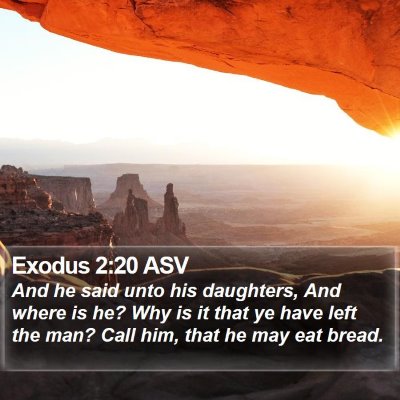 Exodus 2:20 ASV Bible Verse Image
