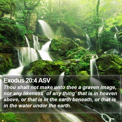 Exodus 20:4 ASV Bible Verse Image