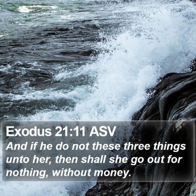 Exodus 21:11 ASV Bible Verse Image