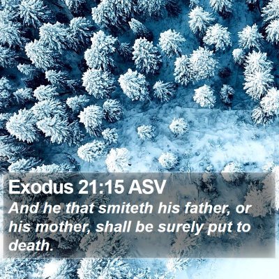 Exodus 21:15 ASV Bible Verse Image