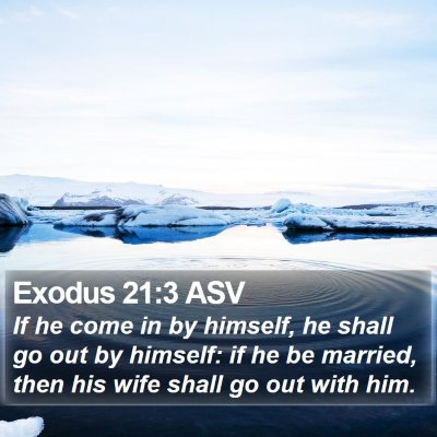 Exodus 21:3 ASV Bible Verse Image