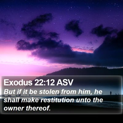 Exodus 22:12 ASV Bible Verse Image