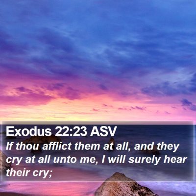 Exodus 22:23 ASV Bible Verse Image