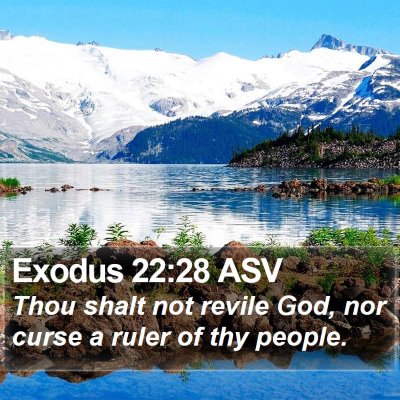 Exodus 22:28 ASV Bible Verse Image