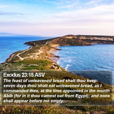 Exodus 23:15 ASV Bible Verse Image