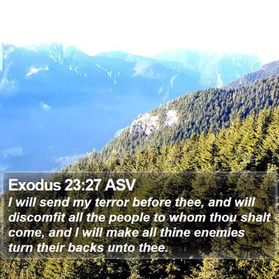 Exodus 23:27 ASV Bible Verse Image