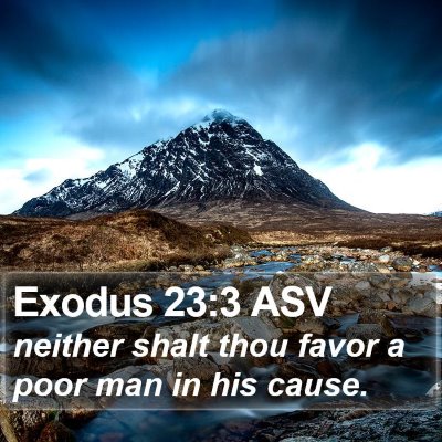 Exodus 23:3 ASV Bible Verse Image
