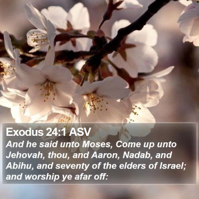 Exodus 24:1 ASV Bible Verse Image