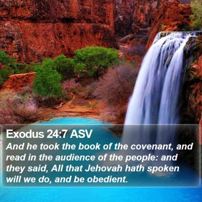 Exodus 24:7 ASV Bible Verse Image