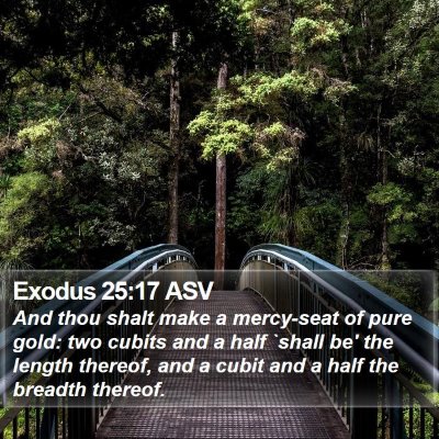 Exodus 25:17 ASV Bible Verse Image