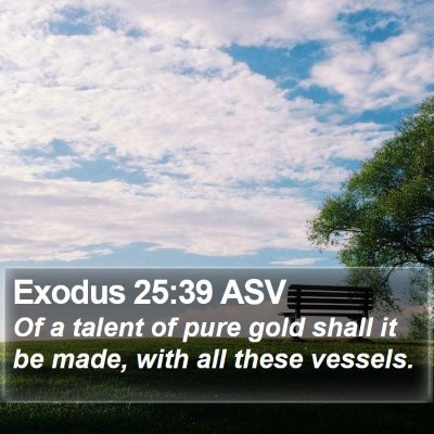 Exodus 25:39 ASV Bible Verse Image
