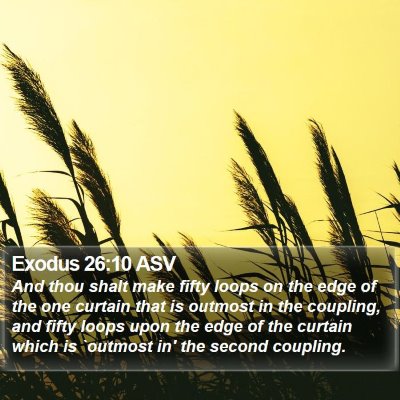 Exodus 26:10 ASV Bible Verse Image