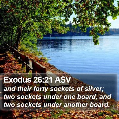 Exodus 26:21 ASV Bible Verse Image