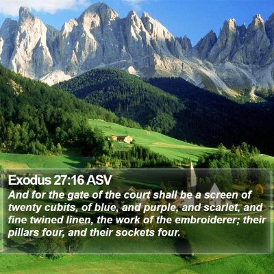 Exodus 27:16 ASV Bible Verse Image