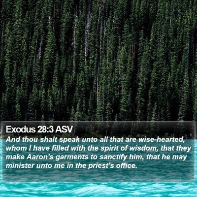 Exodus 28:3 ASV Bible Verse Image
