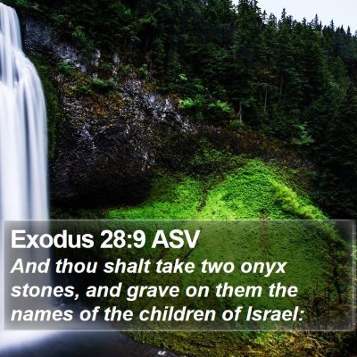 Exodus 28:9 ASV Bible Verse Image