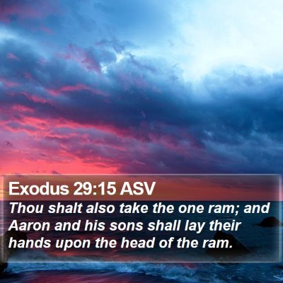 Exodus 29:15 ASV Bible Verse Image