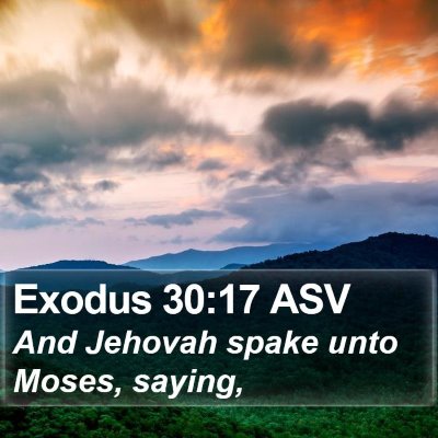 Exodus 30:17 ASV Bible Verse Image