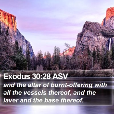 Exodus 30:28 ASV Bible Verse Image