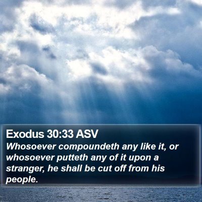 Exodus 30:33 ASV Bible Verse Image