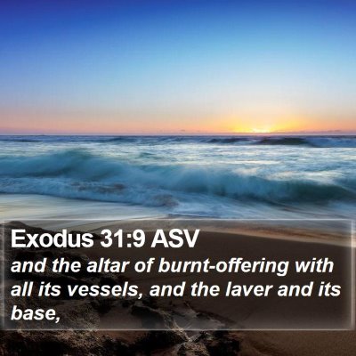Exodus 31:9 ASV Bible Verse Image