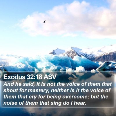 Exodus 32:18 ASV Bible Verse Image