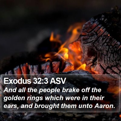 Exodus 32:3 ASV Bible Verse Image