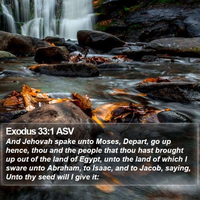 Exodus 33:1 ASV Bible Verse Image