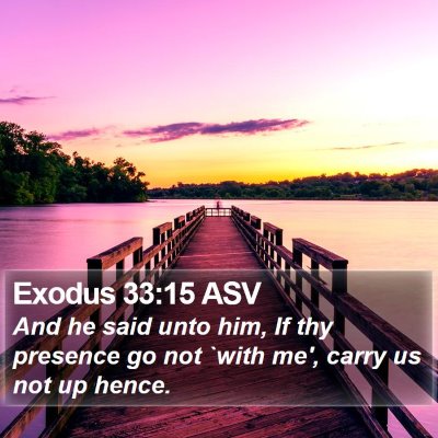 Exodus 33:15 ASV Bible Verse Image