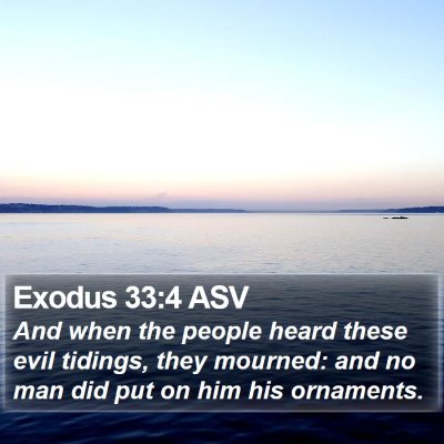 Exodus 33:4 ASV Bible Verse Image