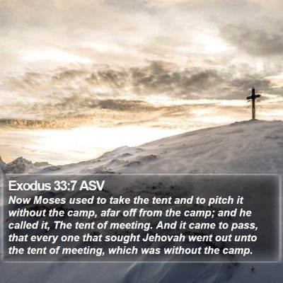 Exodus 33:7 ASV Bible Verse Image