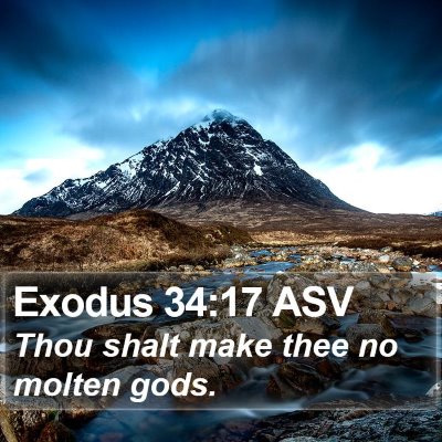 Exodus 34:17 ASV Bible Verse Image